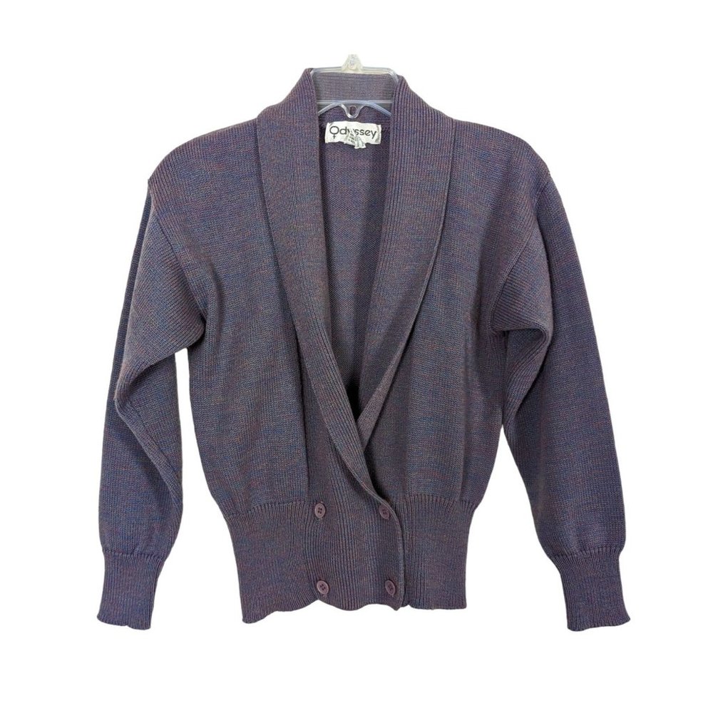 Vintage Odyssey women purple sweater size‎ M